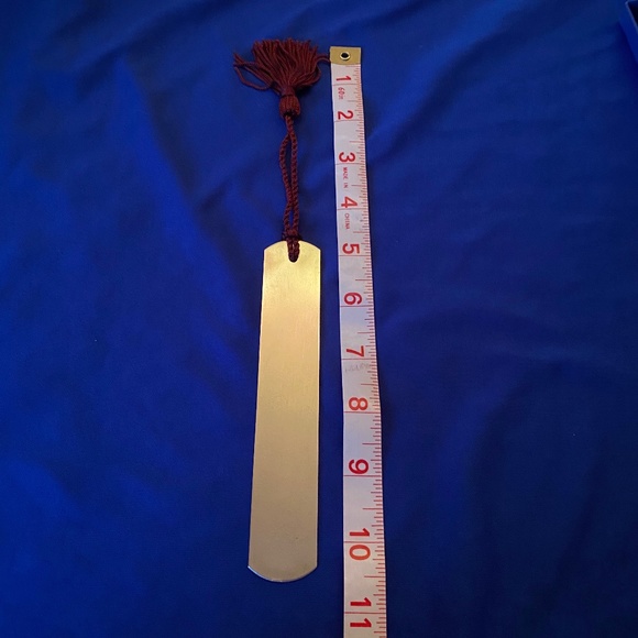Salisbury Pewter Bookmark with Burgundy Tassel - Picture 6 of 14